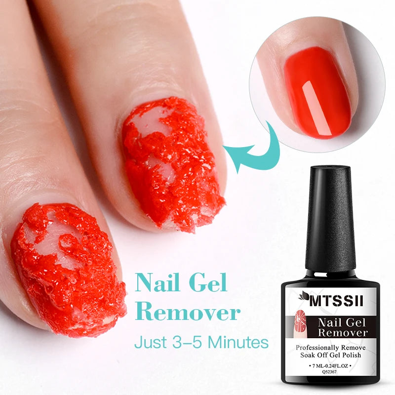 Mtssii Dried Flower Fairy Gel Nail Polish - Natural Botanical Semi-Permanent UV Art