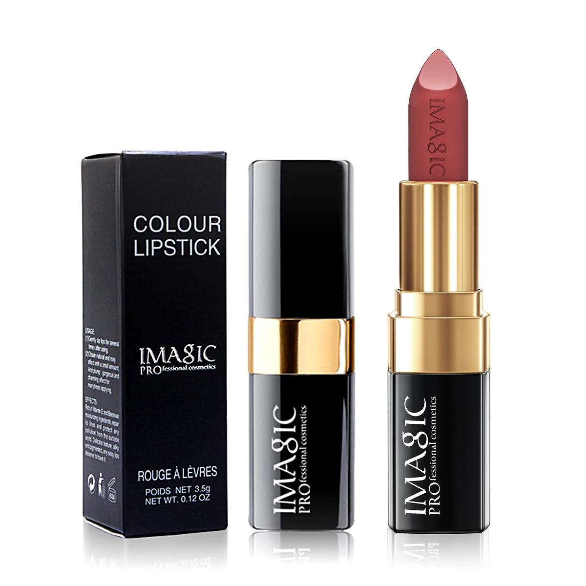 IMAGIC 12-Color Matte Velvet Lipstick Set - Waterproof Nude & Bold Shades