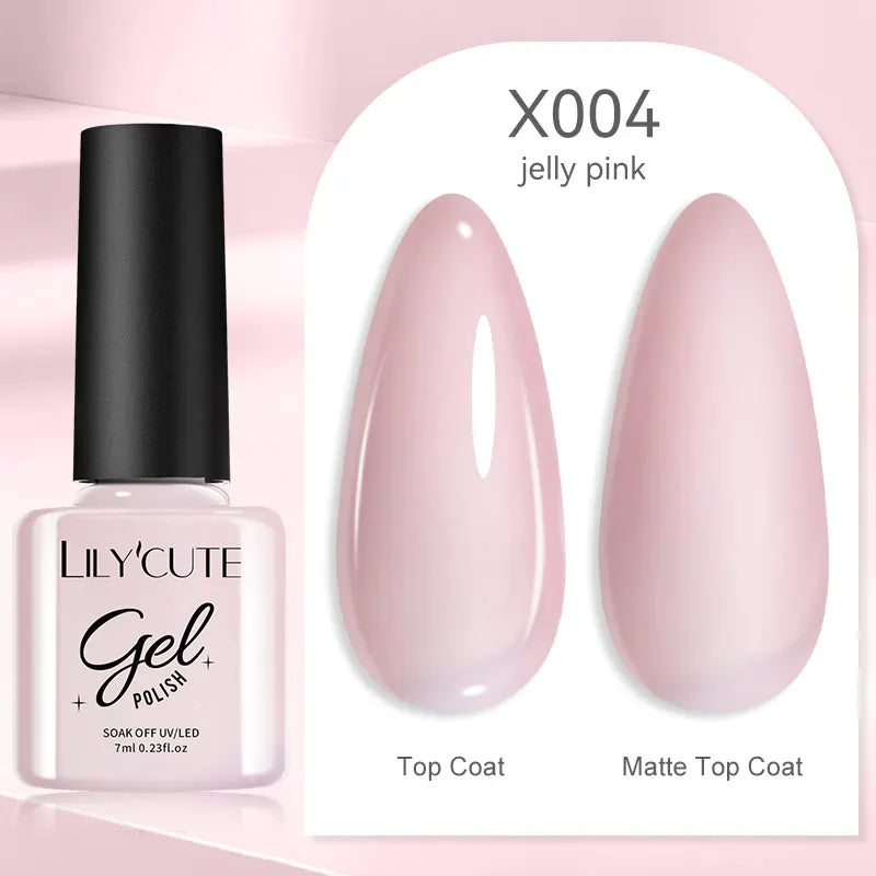 LILYCUTE 7ml Thermal Temperature-Changing Gel Nail Polish - Semi-Permanent UV Gel Art