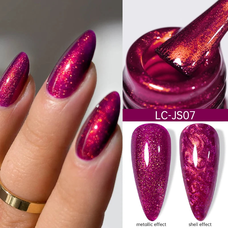 LILYCUTE 7ml Thermal Temperature-Changing Gel Nail Polish - Semi-Permanent UV Gel Art