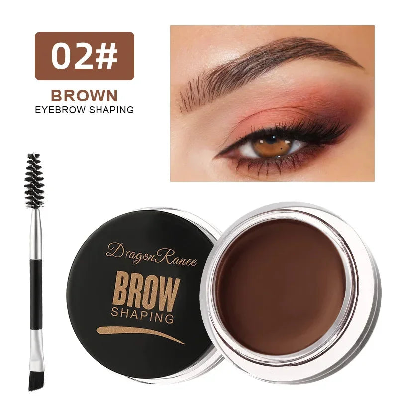 3D Wild Brow Cream Gel Enhancer - Matte Natural Tint Waterproof Wax