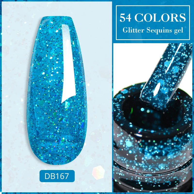 Mtssii Dried Flower Fairy Gel Nail Polish - Natural Botanical Semi-Permanent UV Art