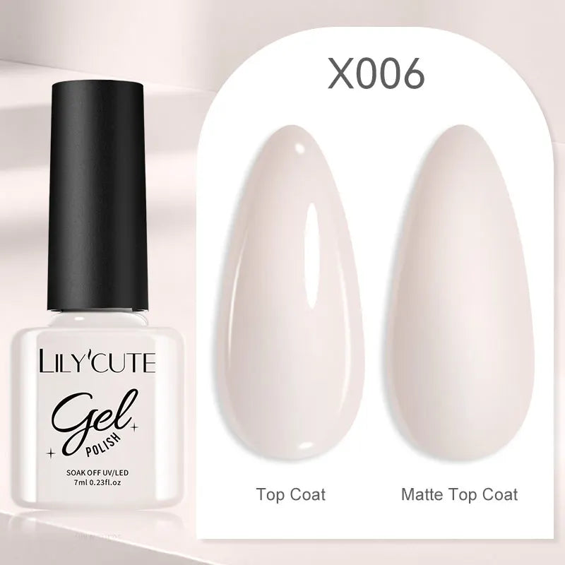 LILYCUTE 7ml Thermal Temperature-Changing Gel Nail Polish - Semi-Permanent UV Gel Art