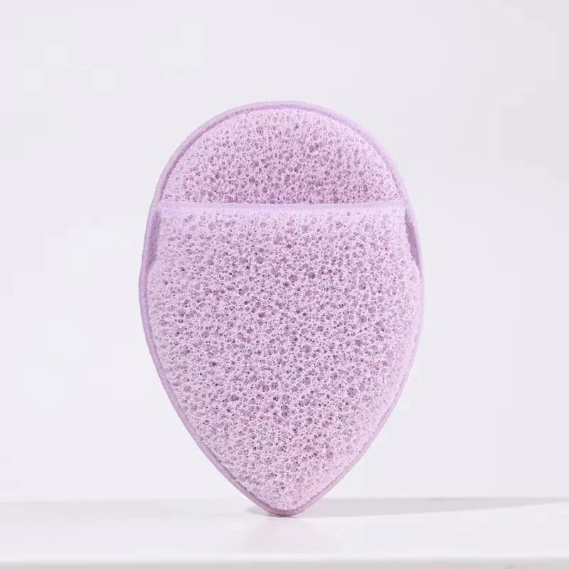 Exfoliating Cleansing Puff Sponge Set - Deep Facial Removal Tool with Headband