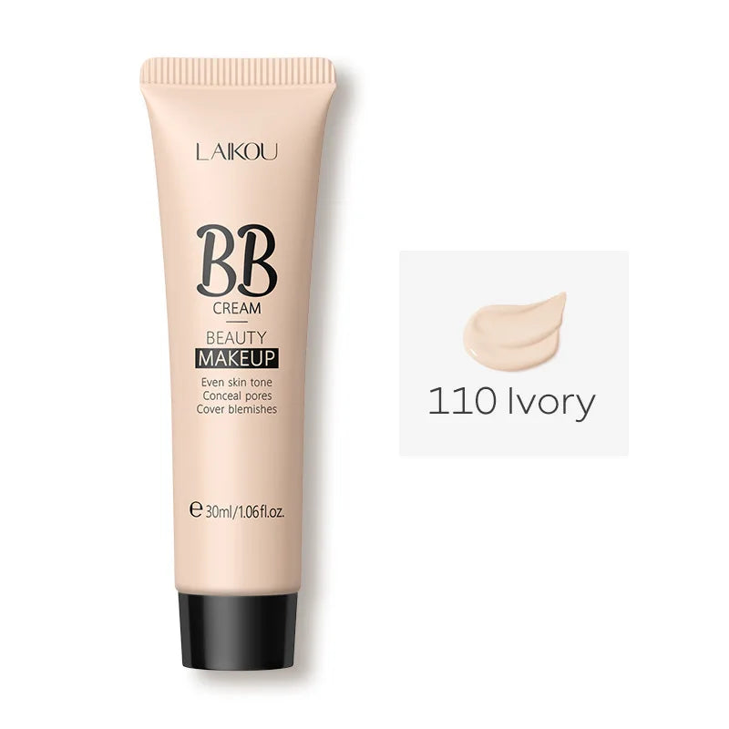 6-Shade BB Cream Concealer Primer - 30ml Natural Facial Liquid Foundation