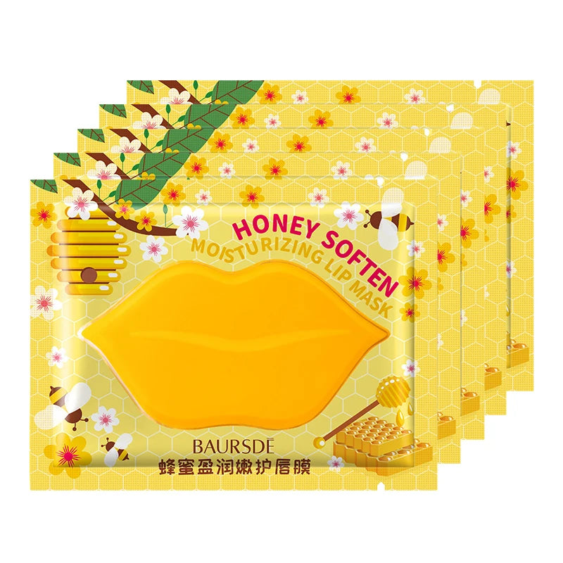 Collagen Lip Mask Patches - Fruit Essence, Firming, Anti-Wrinkle & Moisturizing