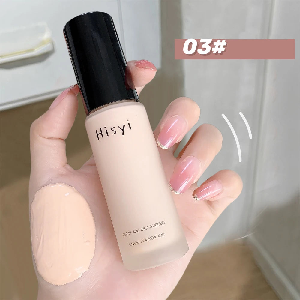 Natural Transparent Liquid Foundation - Flaw-Covering, No Powder Finish