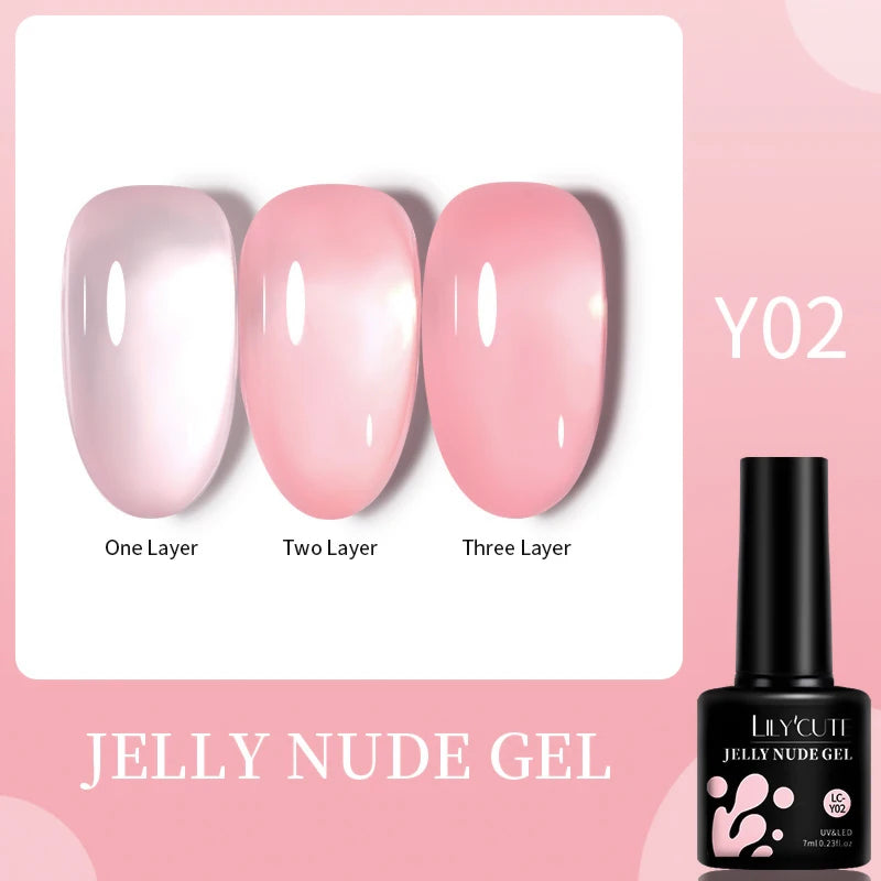 LILYCUTE 5ml Reflective Glitter Liner Gel - Champagne Sparkling Lines for French Nail Art