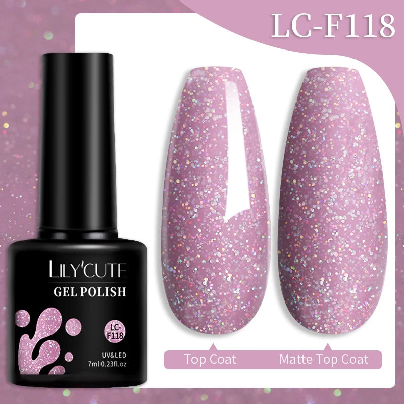LILYCUTE 9D Cat Eye Magnetic Gel Polish 7ml - Iridescent UV/LED Soak-Off Nail Art