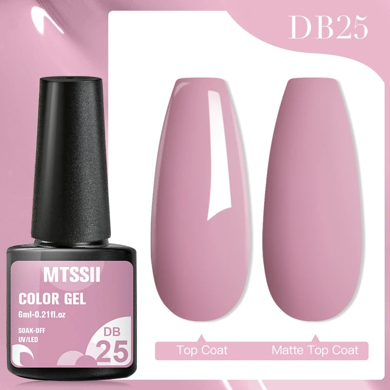 Mtssii Dried Flower Fairy Gel Nail Polish - Natural Botanical Semi-Permanent UV Art