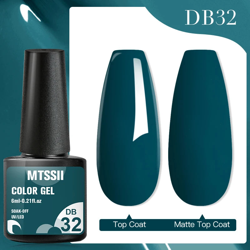 Mtssii Dried Flower Fairy Gel Nail Polish - Natural Botanical Semi-Permanent UV Art