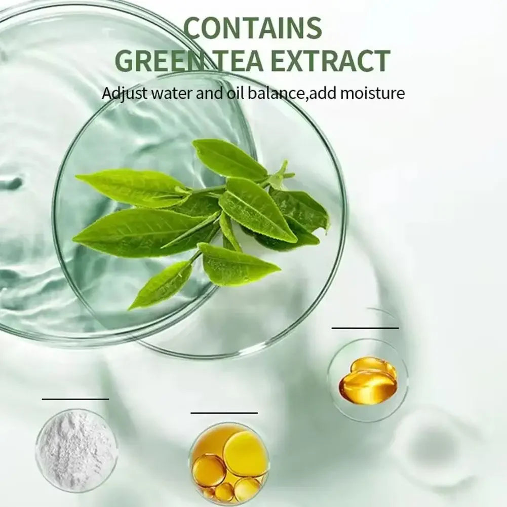 Eelhoe Green Tea & Eggplant Solid Mud Mask - Deep Cleansing, Blackhead Removal & Pore Shrinking