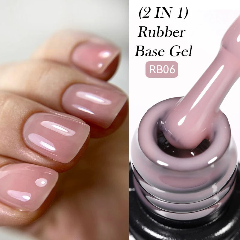 LILYCUTE 7ml No-Wipe Top Coat & UV Base Gel - Semi-Permanent Soak-Off Nail Manicure