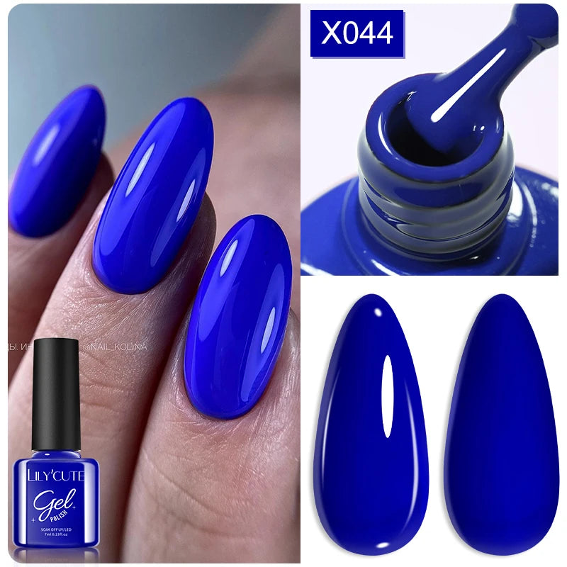 LILYCUTE 7ml Thermal Temperature-Changing Gel Nail Polish - Semi-Permanent UV Gel Art