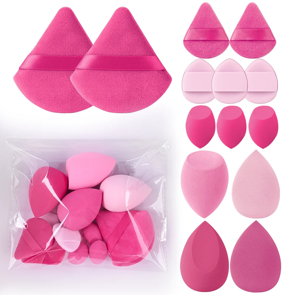 Professional 3-20 Piece Makeup Brush Set - Fluffy Foundation, Eyeshadow & Kabuki