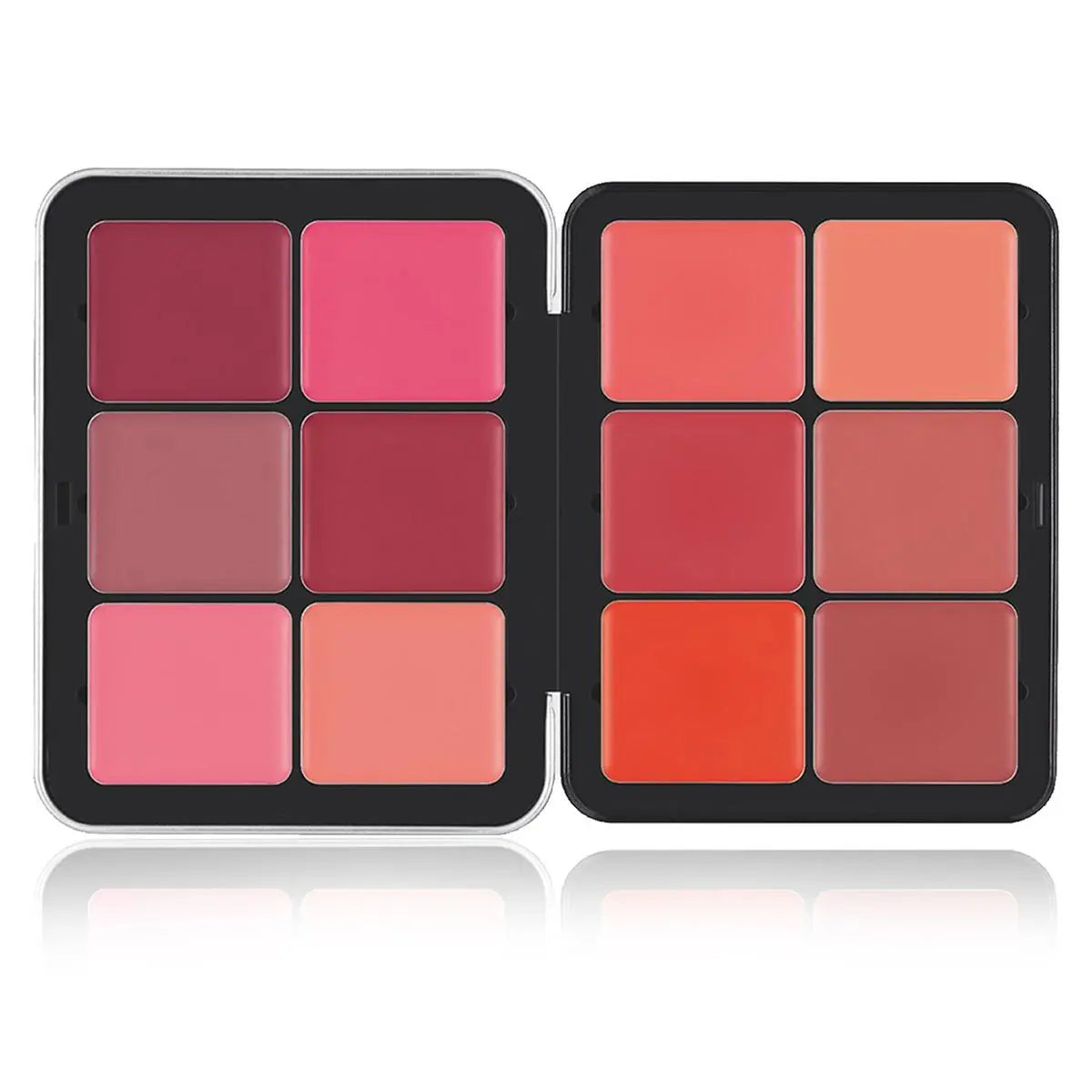 12-Color Blush & Contour Cream Palette - Concealer, Highlighter & Blemish Cover