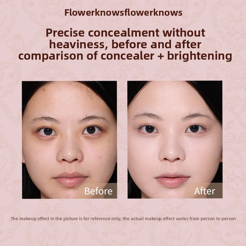 Flower Knows Sweetie Bear 4-Color Concealer Palette - Brightening Full Coverage