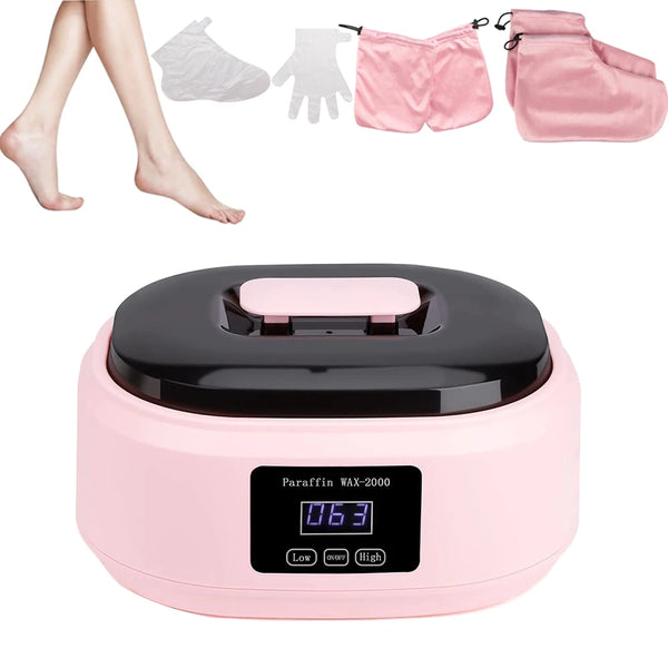 ZONGKUNG 200W Digital Wax Heater Machine - 2L Hands, Feet & Body Hair Removal Spa