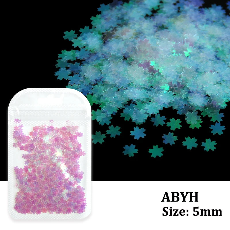 2g Holographic Nail Art Glitter Sequins - Laser Star Butterfly AB Paillette DIY Decorations