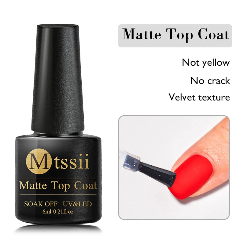 Mtssii Dried Flower Fairy Gel Nail Polish - Natural Botanical Semi-Permanent UV Art