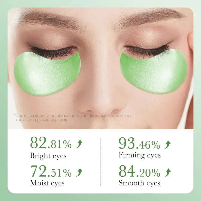 Eelhoe Aloe Vera Collagen Eye Mask 60pcs - Anti Dark Circles, Firming & Moisturizing