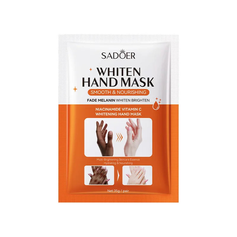 SADOER Niacinamide Hand Mask Gloves - Brightening, Moisturizing & Peeling Repair