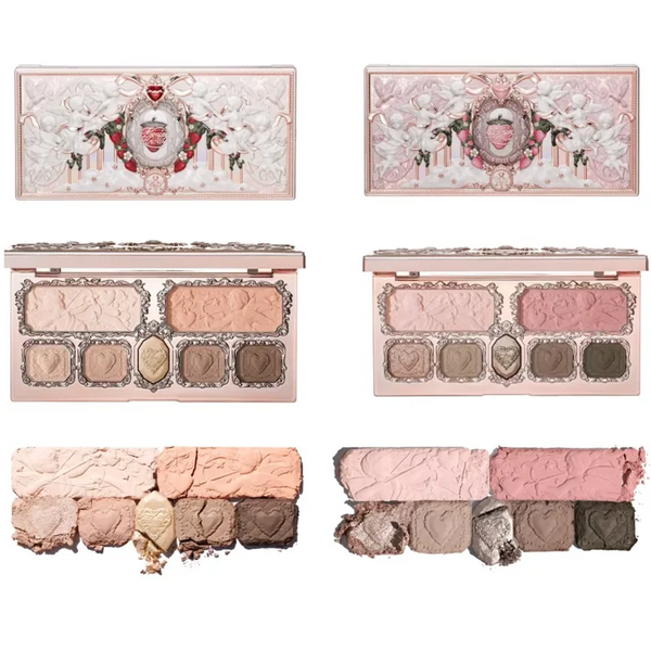 Flower Knows Strawberry Cupid All-in-One Face Palette - Blush, Eyeshadow, Highlight & Bronzer