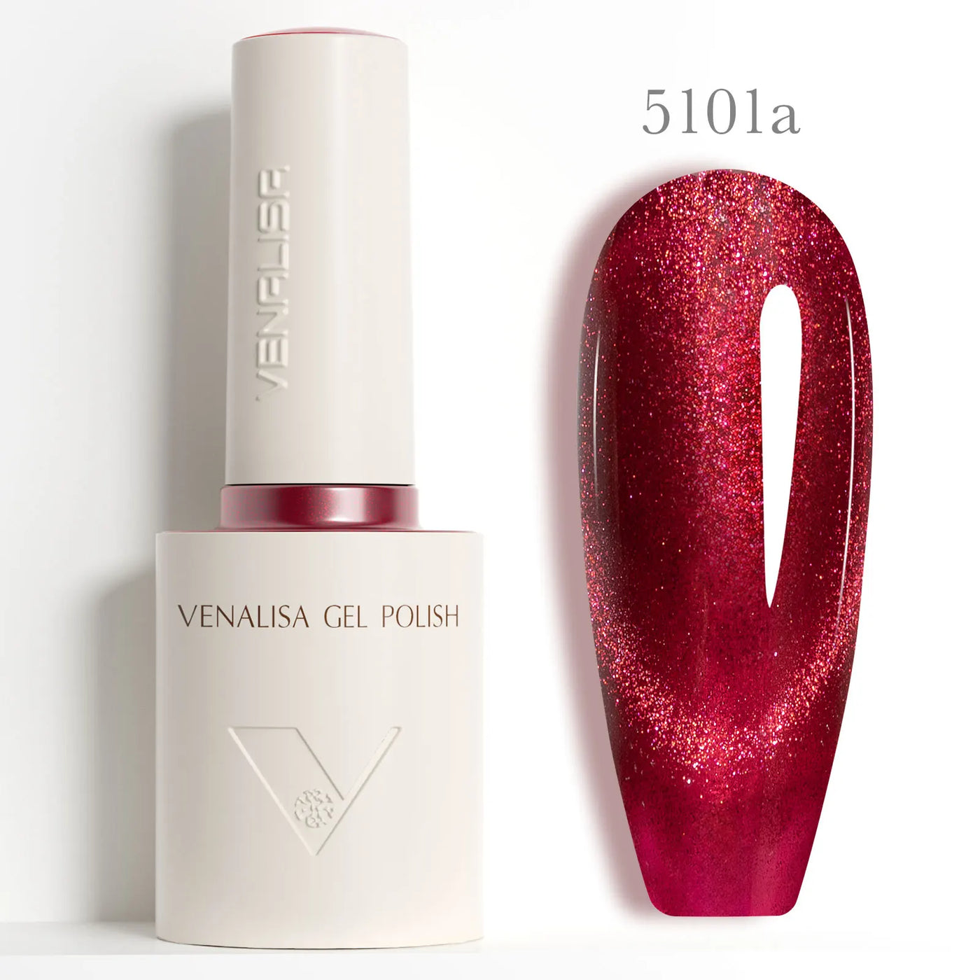 Venalisa V6 Cat Eye Gel Nail Polish 10ml - HEMA Free, UV/LED Soak Off, Semi-Permanent