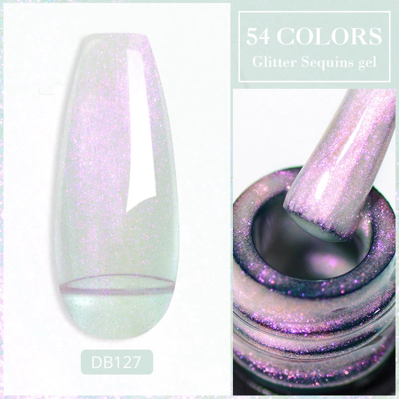 Mtssii Dried Flower Fairy Gel Nail Polish - Natural Botanical Semi-Permanent UV Art