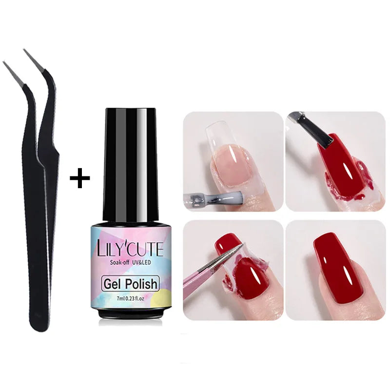 LILYCUTE Peel-Off Latex Liquid Tape - Anti-Overflow Nail Polish Protection Glue