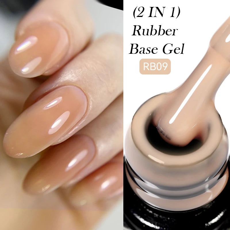 LILYCUTE 7ml No-Wipe Top Coat & UV Base Gel - Semi-Permanent Soak-Off Nail Manicure
