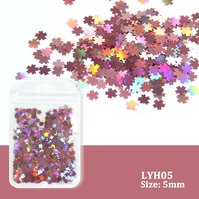 2g Holographic Nail Art Glitter Sequins - Laser Star Butterfly AB Paillette DIY Decorations