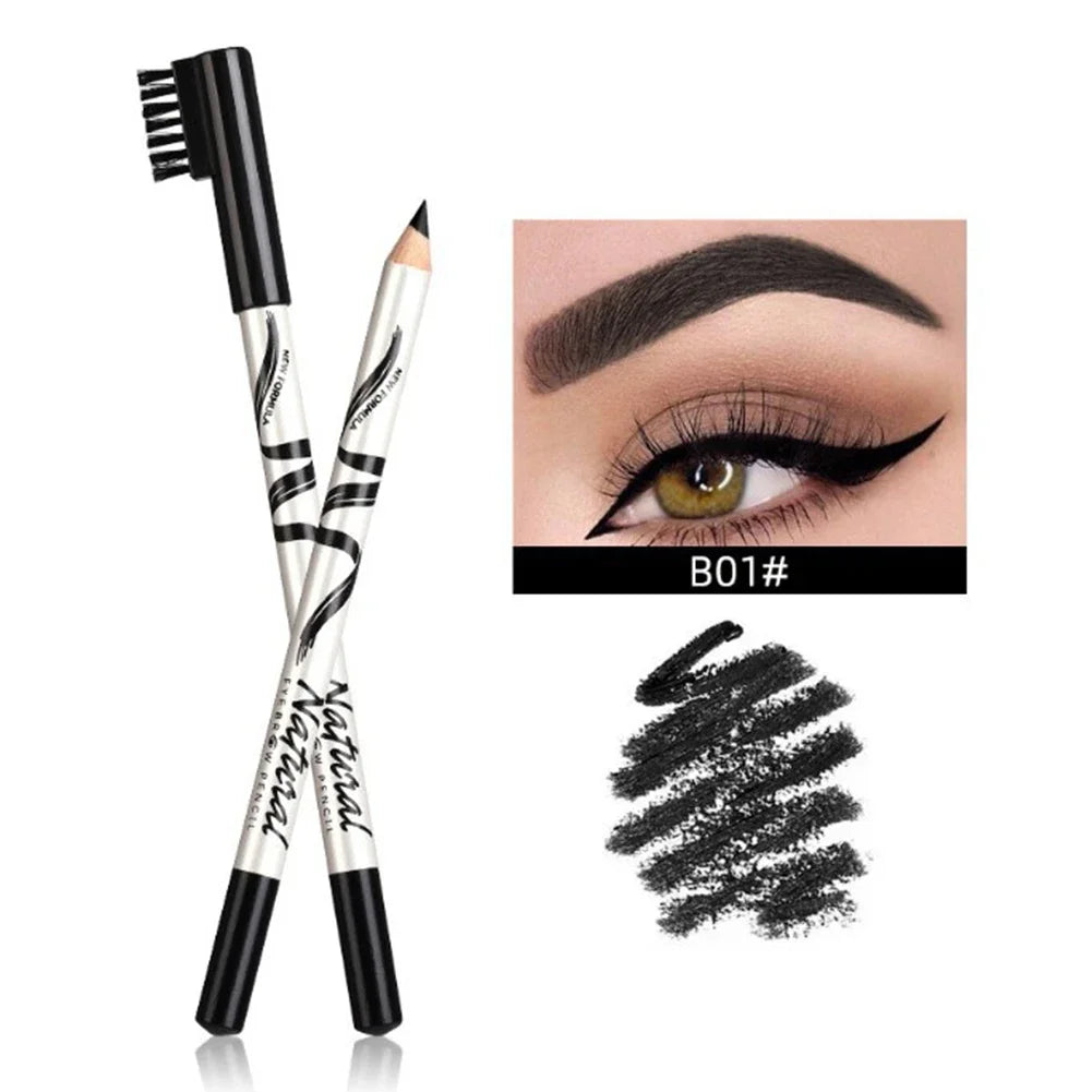 MAANGE Waterproof Eyebrow Pencil & Liner - Long-Lasting Natural Brown Definition