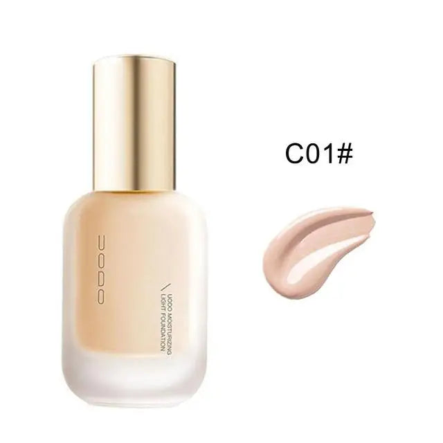 UODO 30ml Long-Lasting BB Cream Foundation - Pore-Minimizing, Waterproof for Dry to Oily Skin