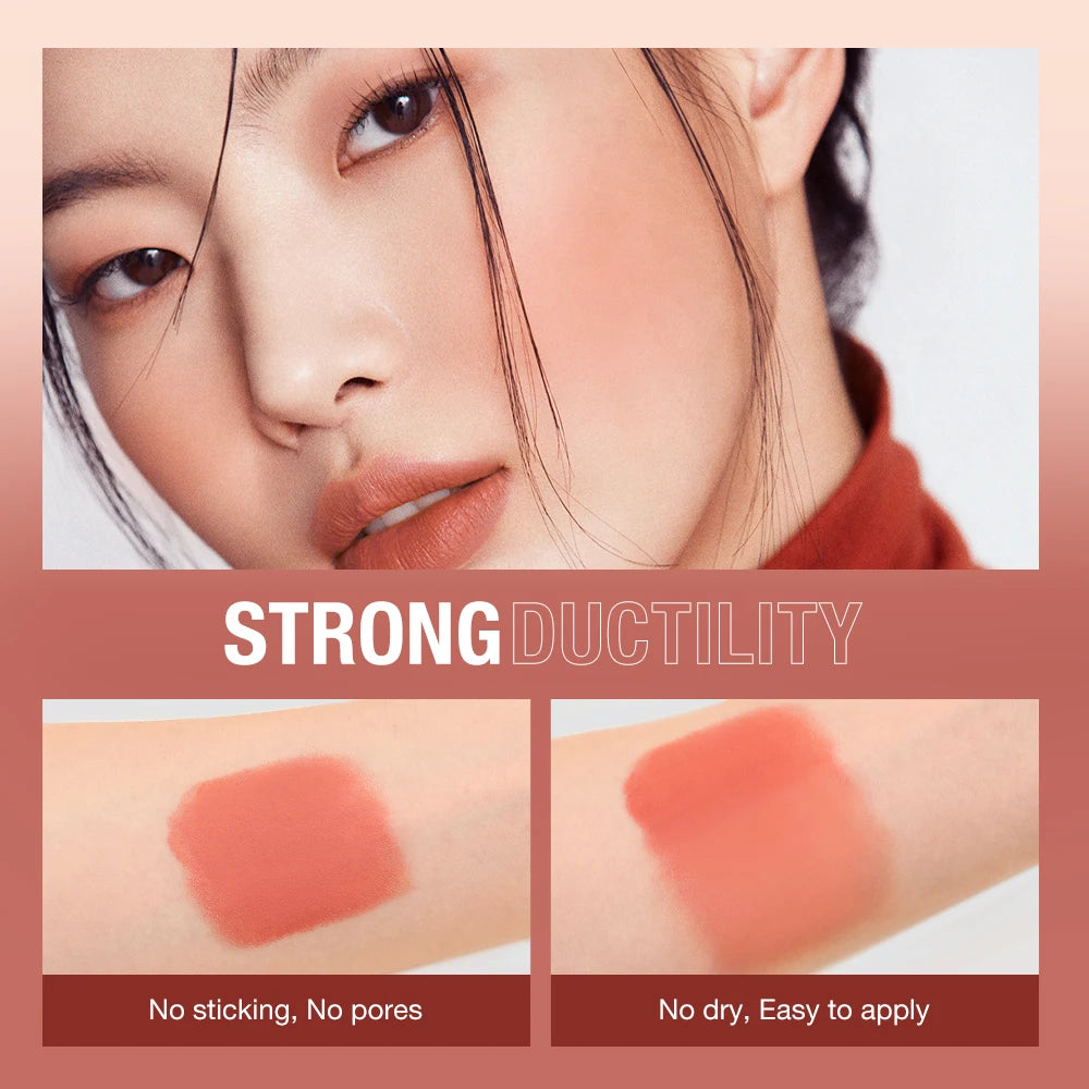 O.TWO.O High-Pigment Blush Stick - Blendable Cream for Lips, Cheeks & Eyes