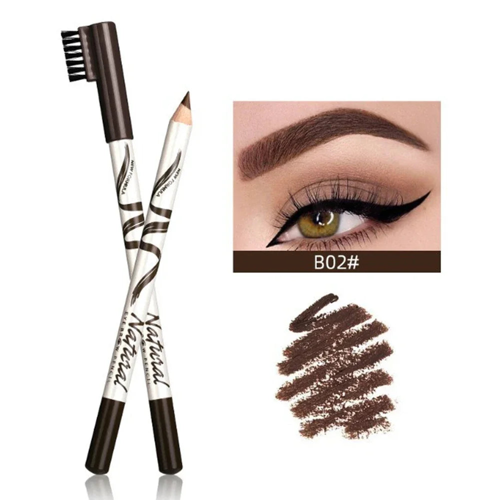 MAANGE Waterproof Eyebrow Pencil & Liner - Long-Lasting Natural Brown Definition