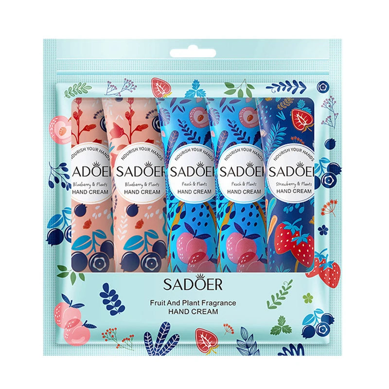 Images 15-Piece Avocado & Sakura Hand Cream Set - Moisturizing Repair Anti-Dry Nourishing