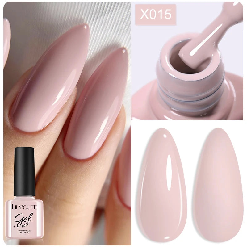 LILYCUTE 7ml Thermal Temperature-Changing Gel Nail Polish - Semi-Permanent UV Gel Art