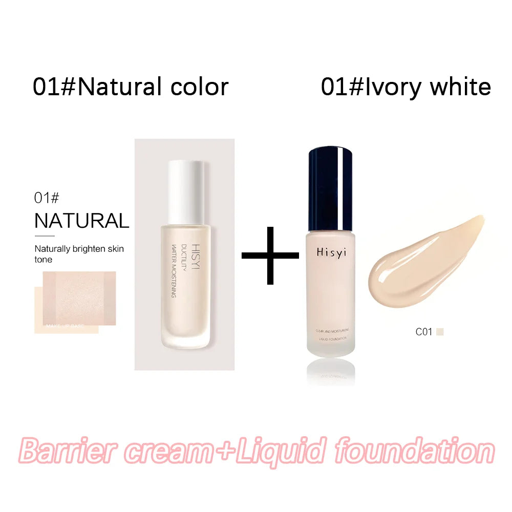 Natural Transparent Liquid Foundation - Flaw-Covering, No Powder Finish