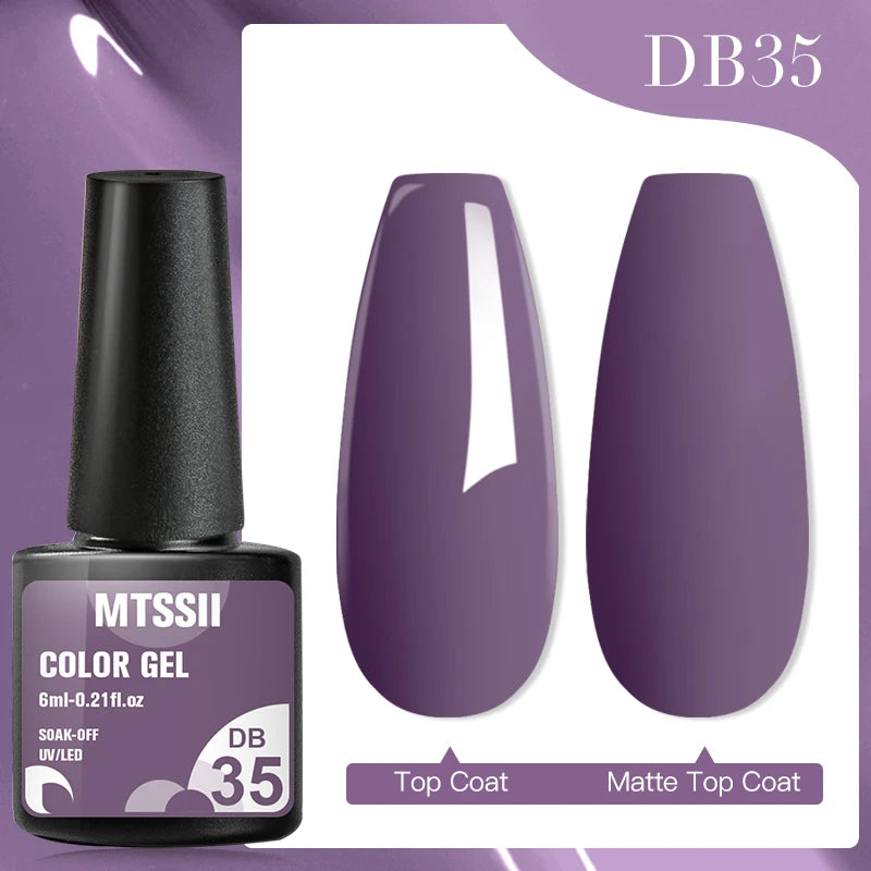 Mtssii Dried Flower Fairy Gel Nail Polish - Natural Botanical Semi-Permanent UV Art