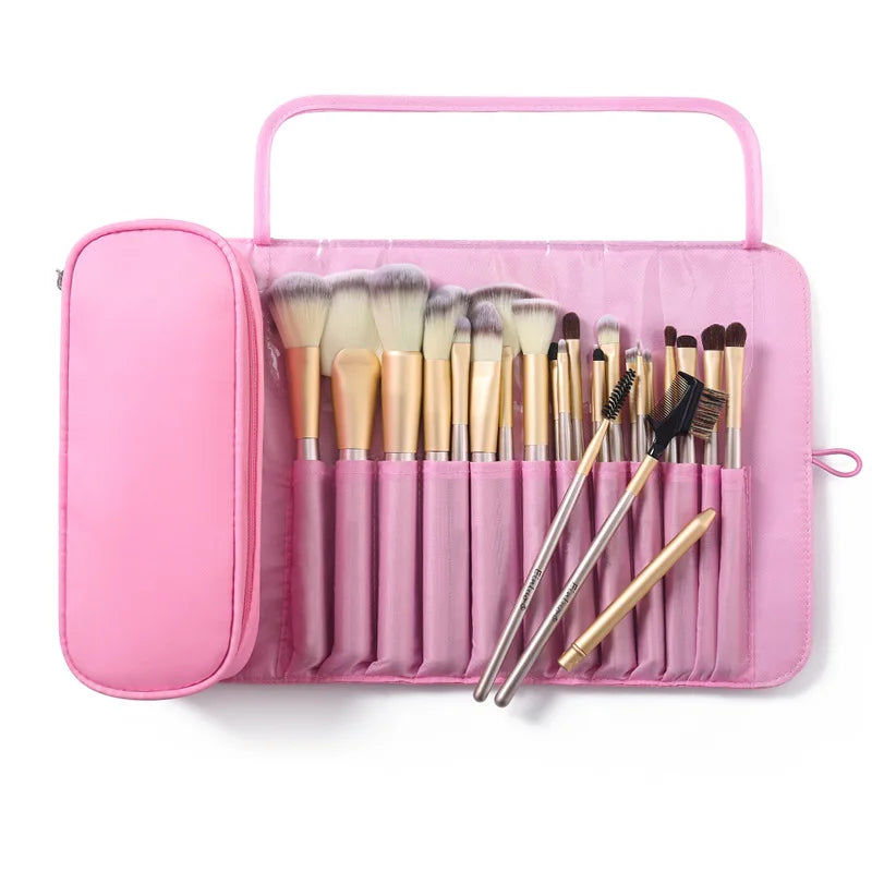 Macroupta Waterproof Nylon Rolling Makeup Brush Organiser - Fold & Travel Case