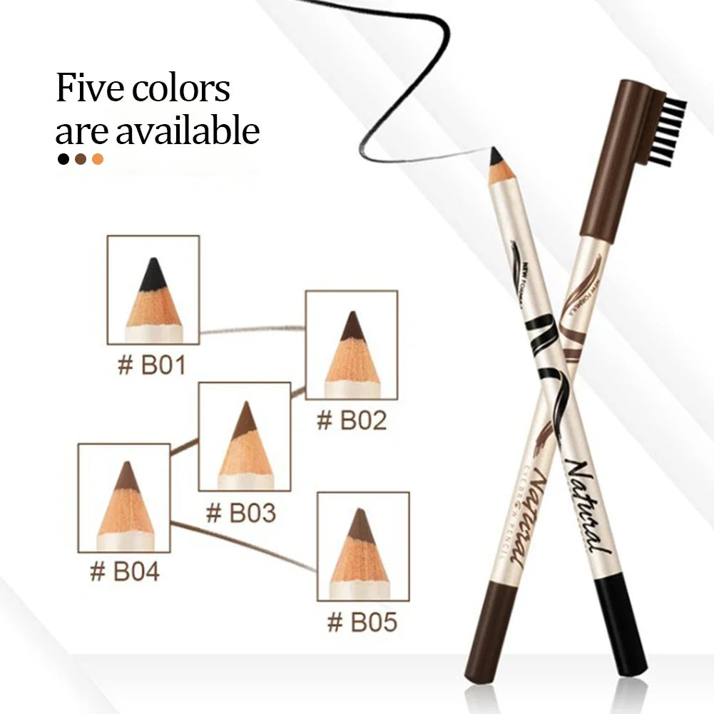 MAANGE Waterproof Eyebrow Pencil & Liner - Long-Lasting Natural Brown Definition