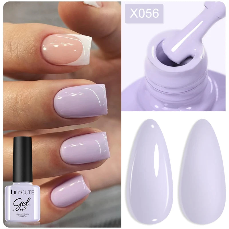 LILYCUTE 7ml Thermal Temperature-Changing Gel Nail Polish - Semi-Permanent UV Gel Art