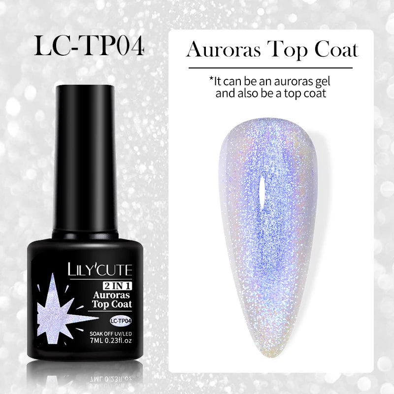 LILYCUTE 7ml Thermal Temperature-Changing Gel Nail Polish - Semi-Permanent UV Gel Art