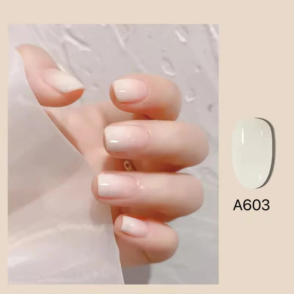 MAYCHAO 7.3ml Transparent Jelly Nude Gel Nail Polish - CPNP Certified UV/LED Soak-Off