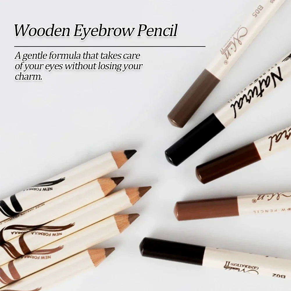 MAANGE Waterproof Eyebrow Pencil & Liner - Long-Lasting Natural Brown Definition