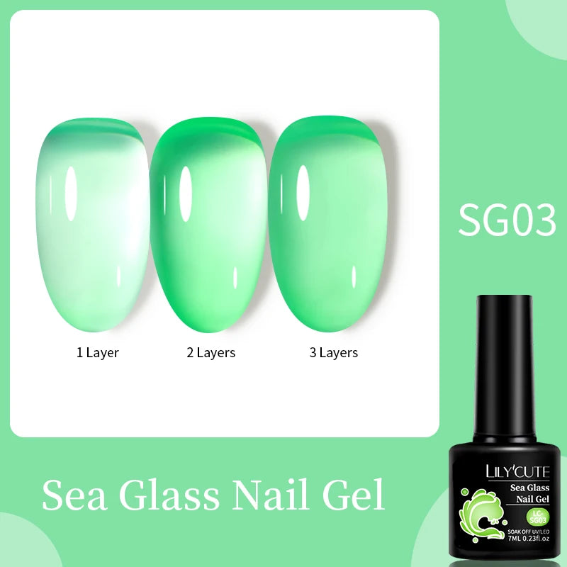 LILYCUTE 9D Cat Eye Magnetic Gel Polish 7ml - Iridescent UV/LED Soak-Off Nail Art