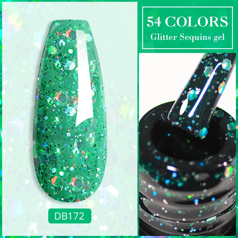 Mtssii Dried Flower Fairy Gel Nail Polish - Natural Botanical Semi-Permanent UV Art