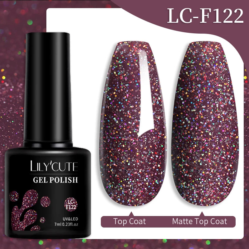 LILYCUTE 9D Cat Eye Magnetic Gel Polish 7ml - Iridescent UV/LED Soak-Off Nail Art