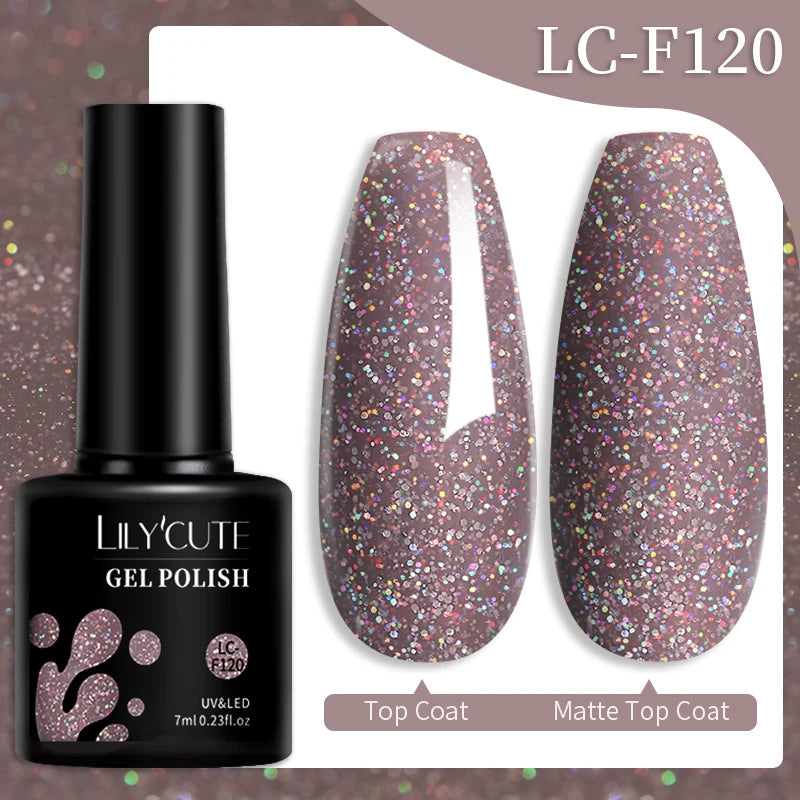 LILYCUTE 9D Cat Eye Magnetic Gel Polish 7ml - Iridescent UV/LED Soak-Off Nail Art